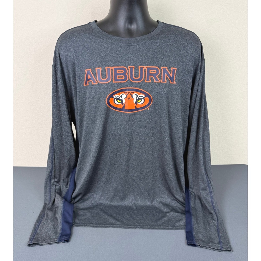 Knights Apparel Men's Auburn University Tigers Long Sleeve Shirt Gray 2XL